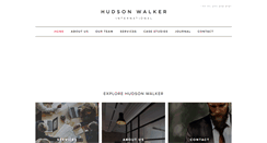 Desktop Screenshot of hudsonwalker.com